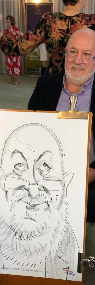 Caricatură realizată live la nuntă
