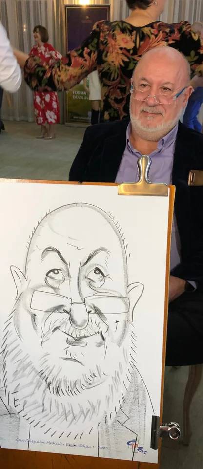 Caricatură realizată live la nuntă